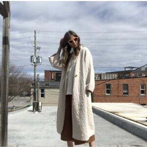 Beaumont Organic Quilted Cream Jacket